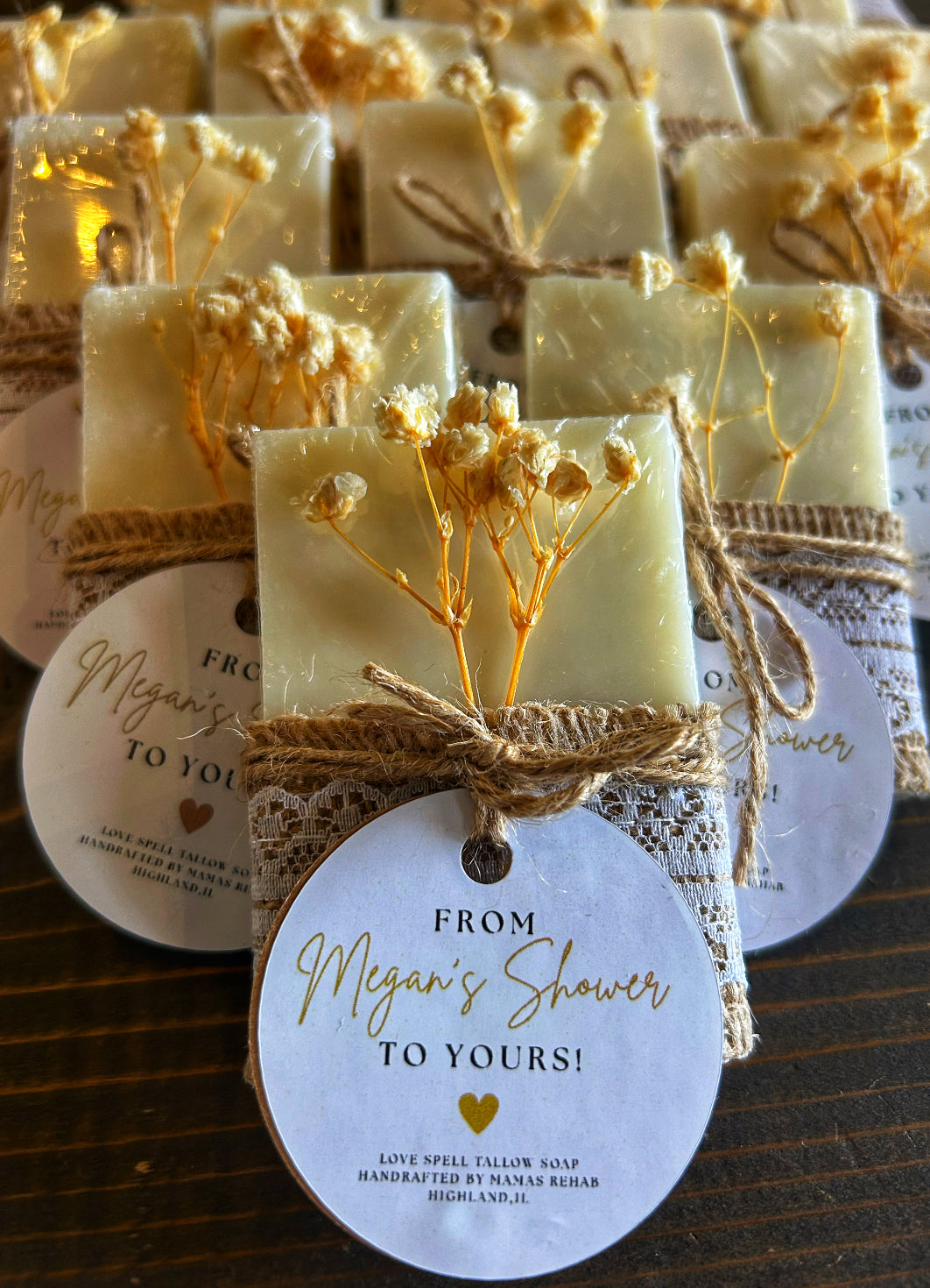 Bridal Shower - Baby Shower - Thank You - Soap Favors