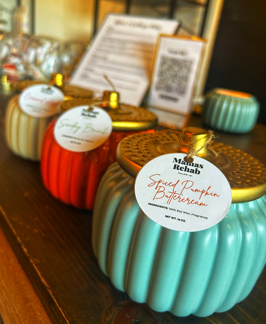 17oz Ceramic Pumpkin Candles