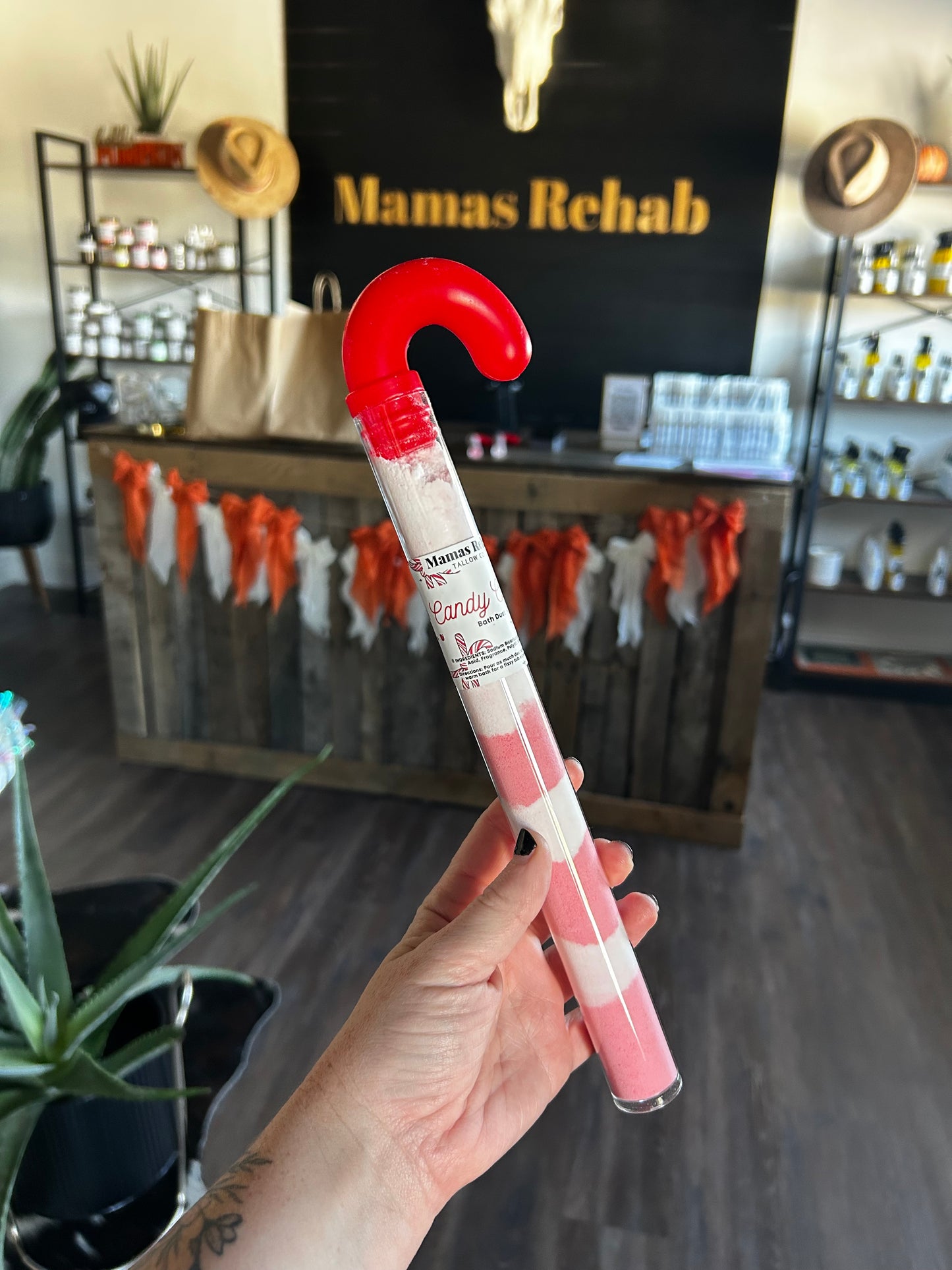 Candy Cane Bath Dust