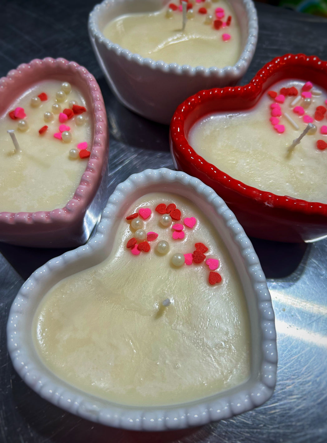 8oz Soy Heart Candle