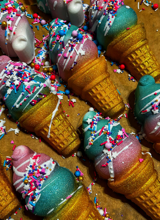 Ice Cream Bath Bomb