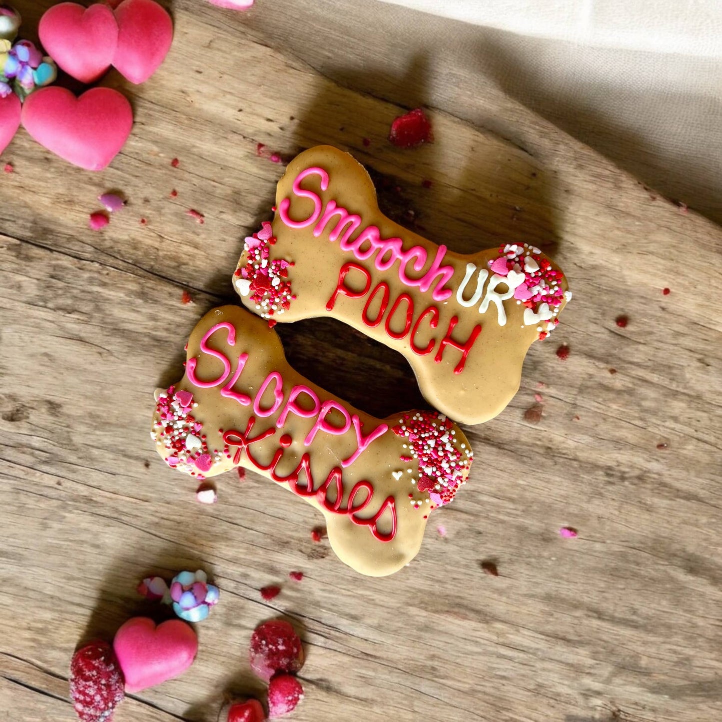 6 inch Smooch UR Pooch PB bone dog treats