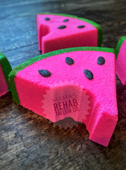 Watermelon Bite Slice Bath Bomb