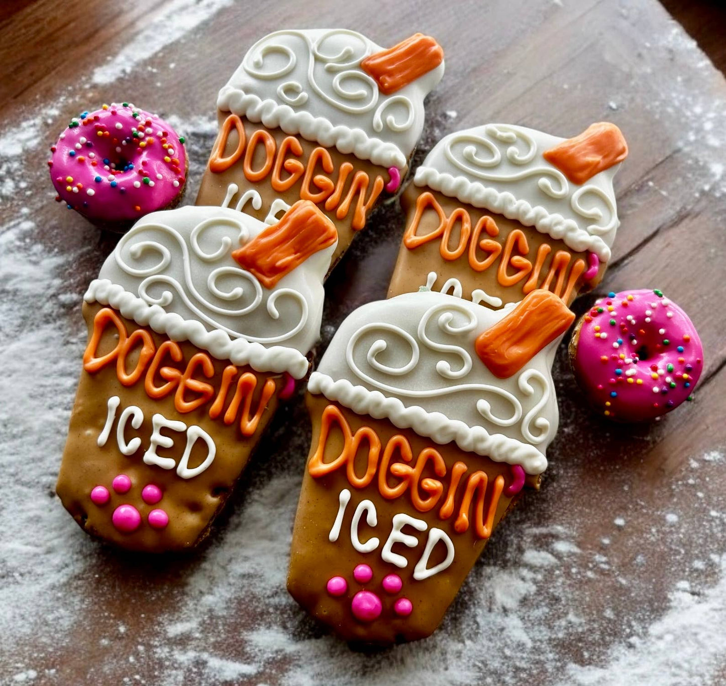 DOGGIN’ ICED coffee dog treats