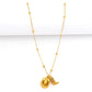 Western Apparel Gold Plated Necklace Jewelry Boot and Cowboy