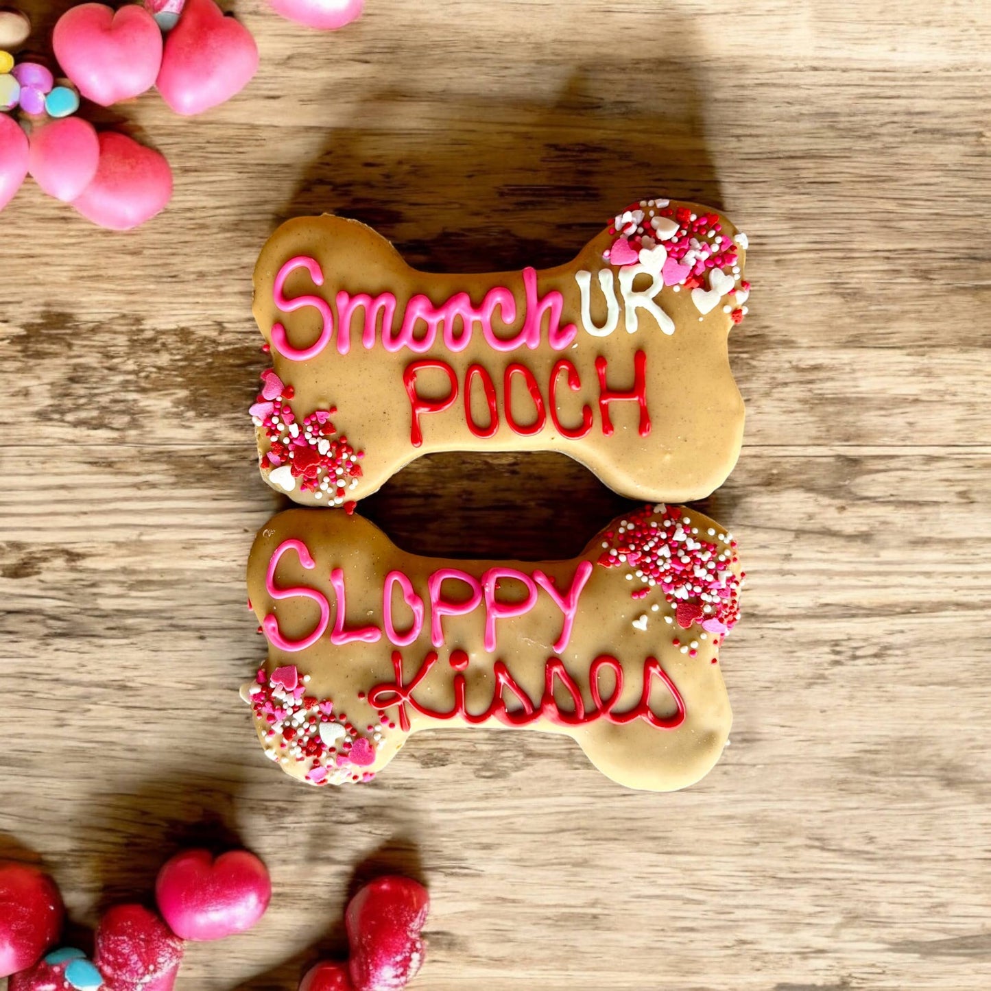 6 inch Smooch UR Pooch PB bone dog treats