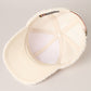 Solid Colored Faux Sherpa Baseball Cap