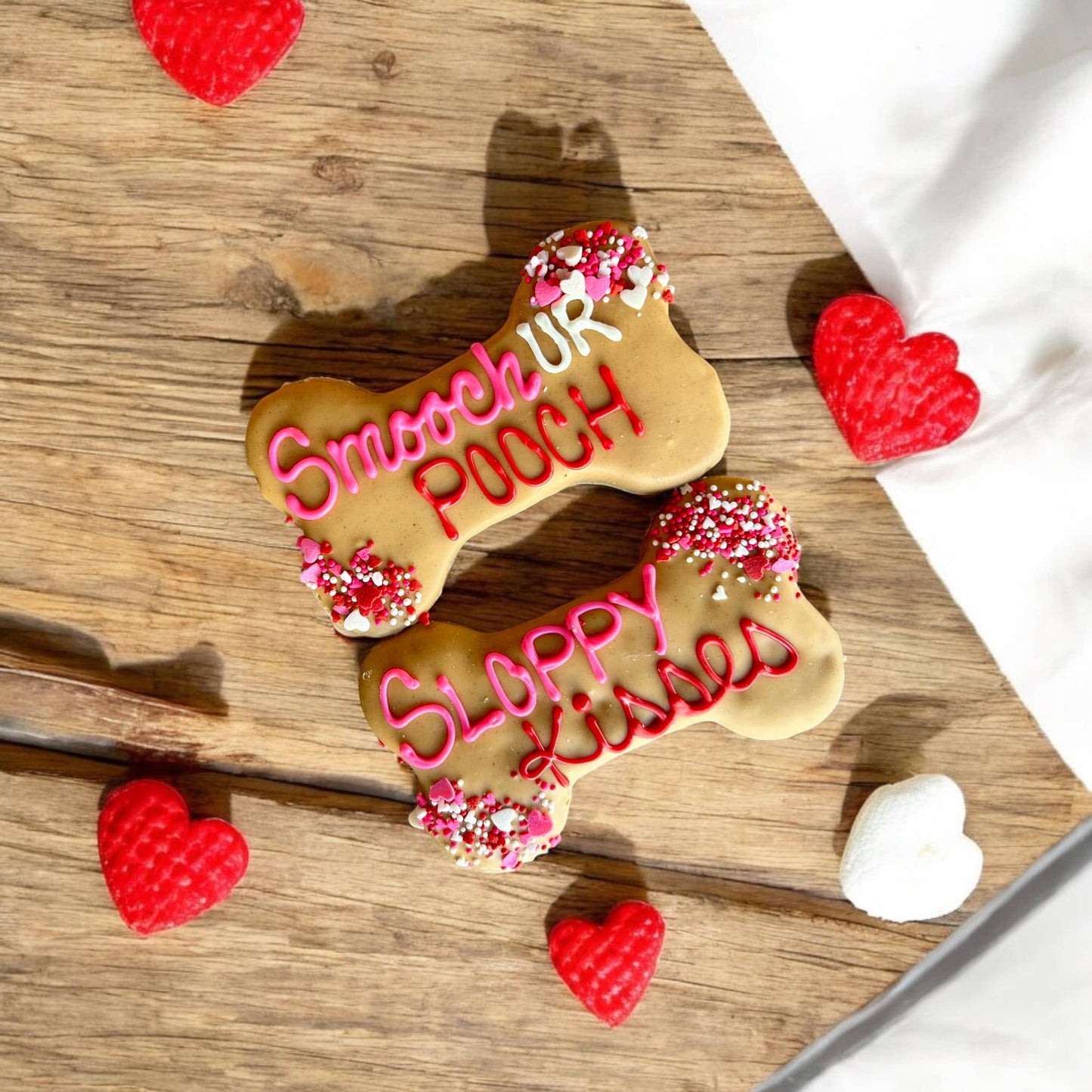 6 inch Smooch UR Pooch PB bone dog treats