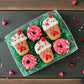 GIFT BOX Donuts & Iced Coffee Valentines dog treat