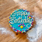 Colorful FIESTA Sprinkle Doggie Cake Lets Pawty