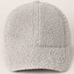 Solid Colored Faux Sherpa Baseball Cap