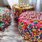 Colorful FIESTA Sprinkle Doggie Cake Lets Pawty