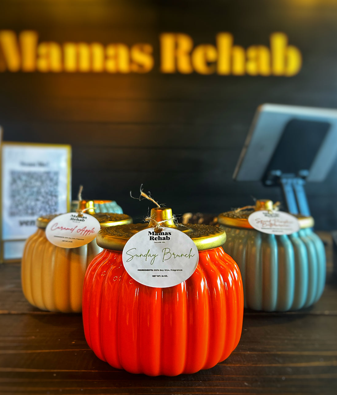 17oz Ceramic Pumpkin Candles
