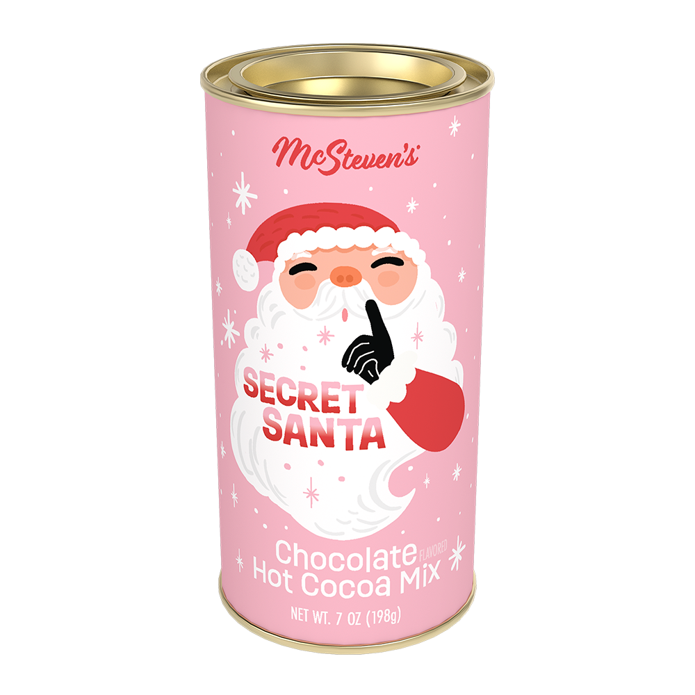 Secret Santa Chocolate Cocoa (7oz Tins)