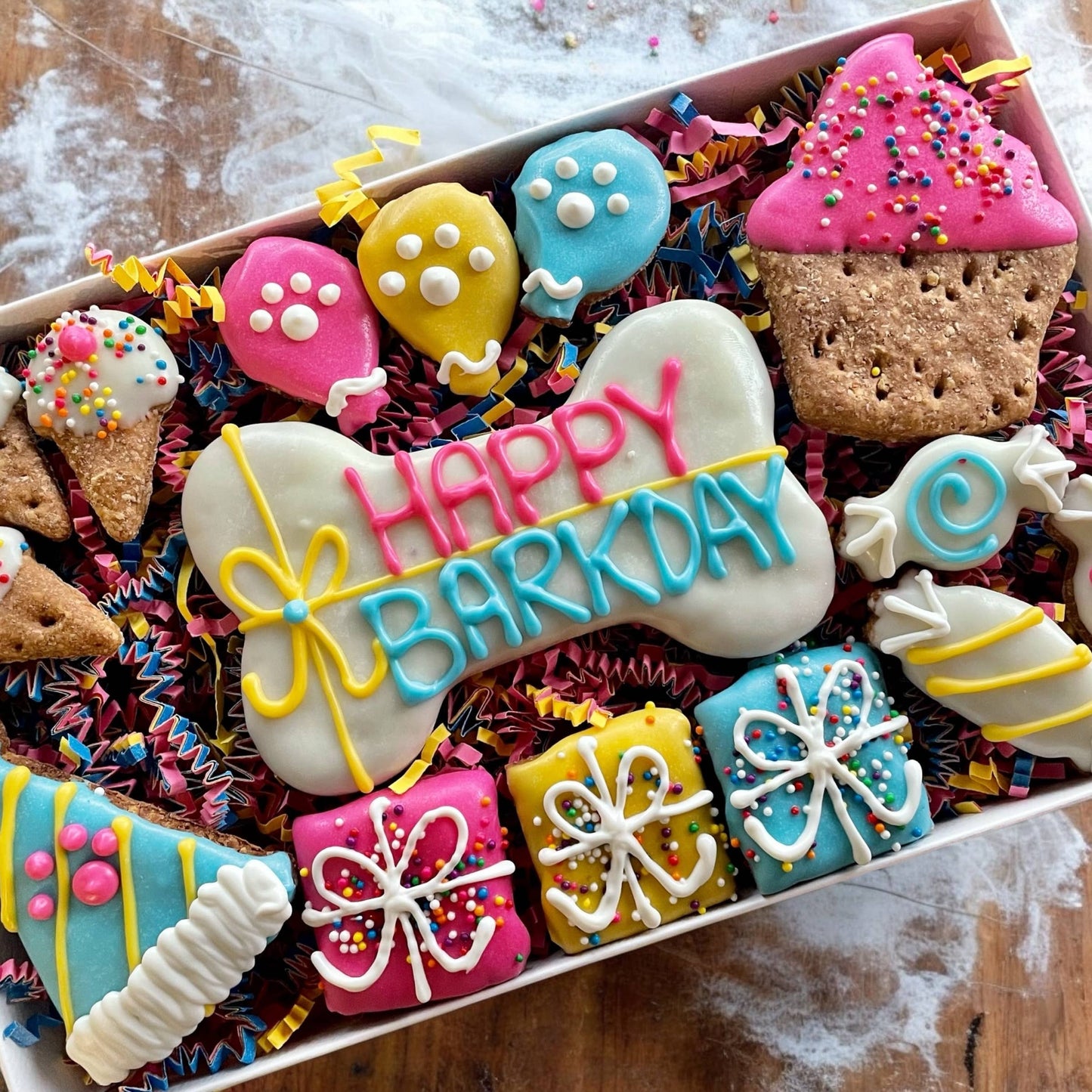 GIFT BOX Happy BARKDAY Gift Dog Treat