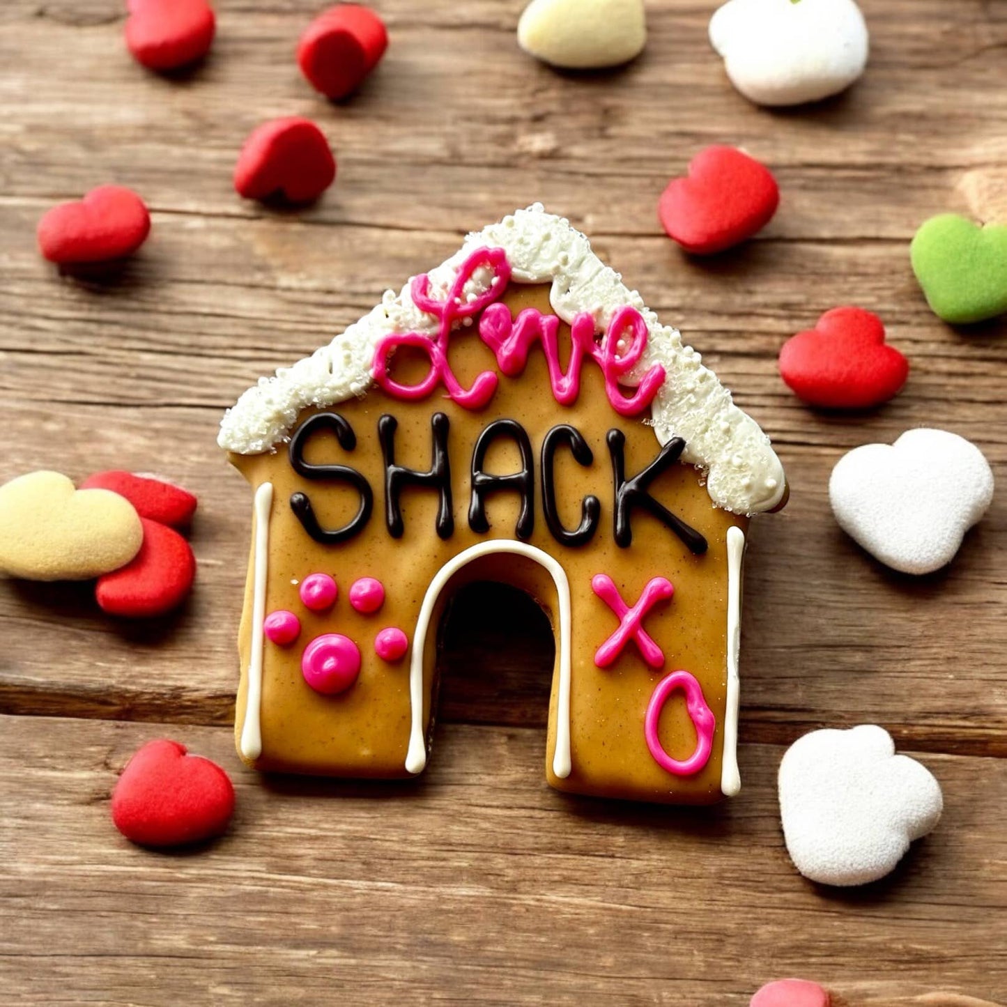Love Shack Valentine dog treats