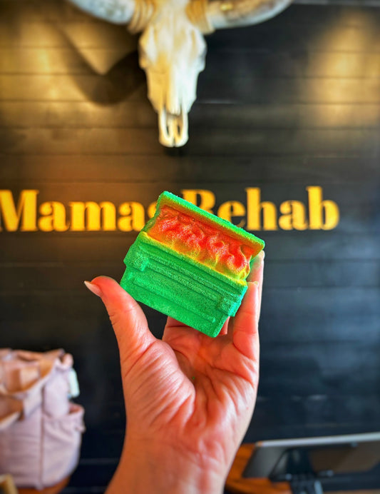 Dumpster Fire Bath Bomb- Color Shooting