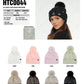 C.C All Over Clear Sequin Pom Beanie