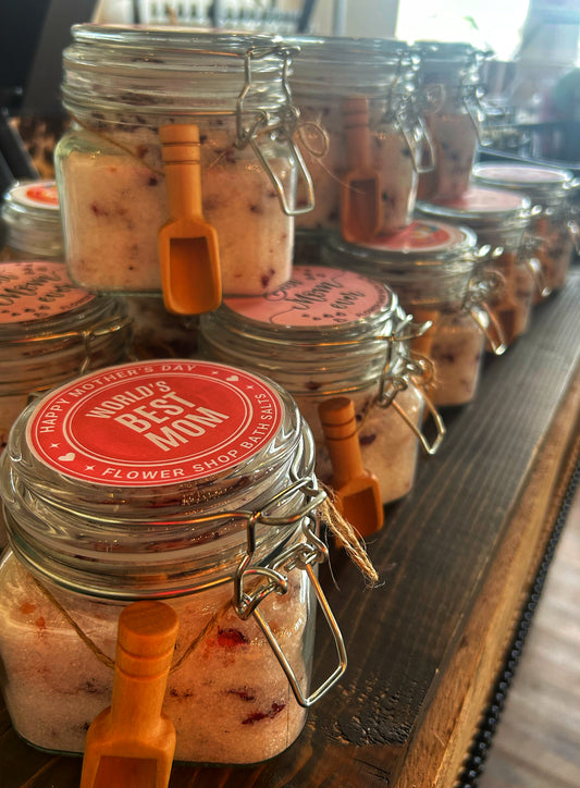 Flower Shop Scented Mothers Day Bath Salts