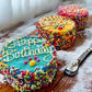 Colorful FIESTA Sprinkle Doggie Cake Lets Pawty