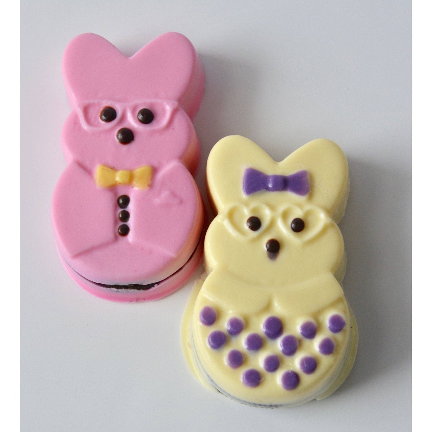 Easter Bunny Chocolate Covered Oreos