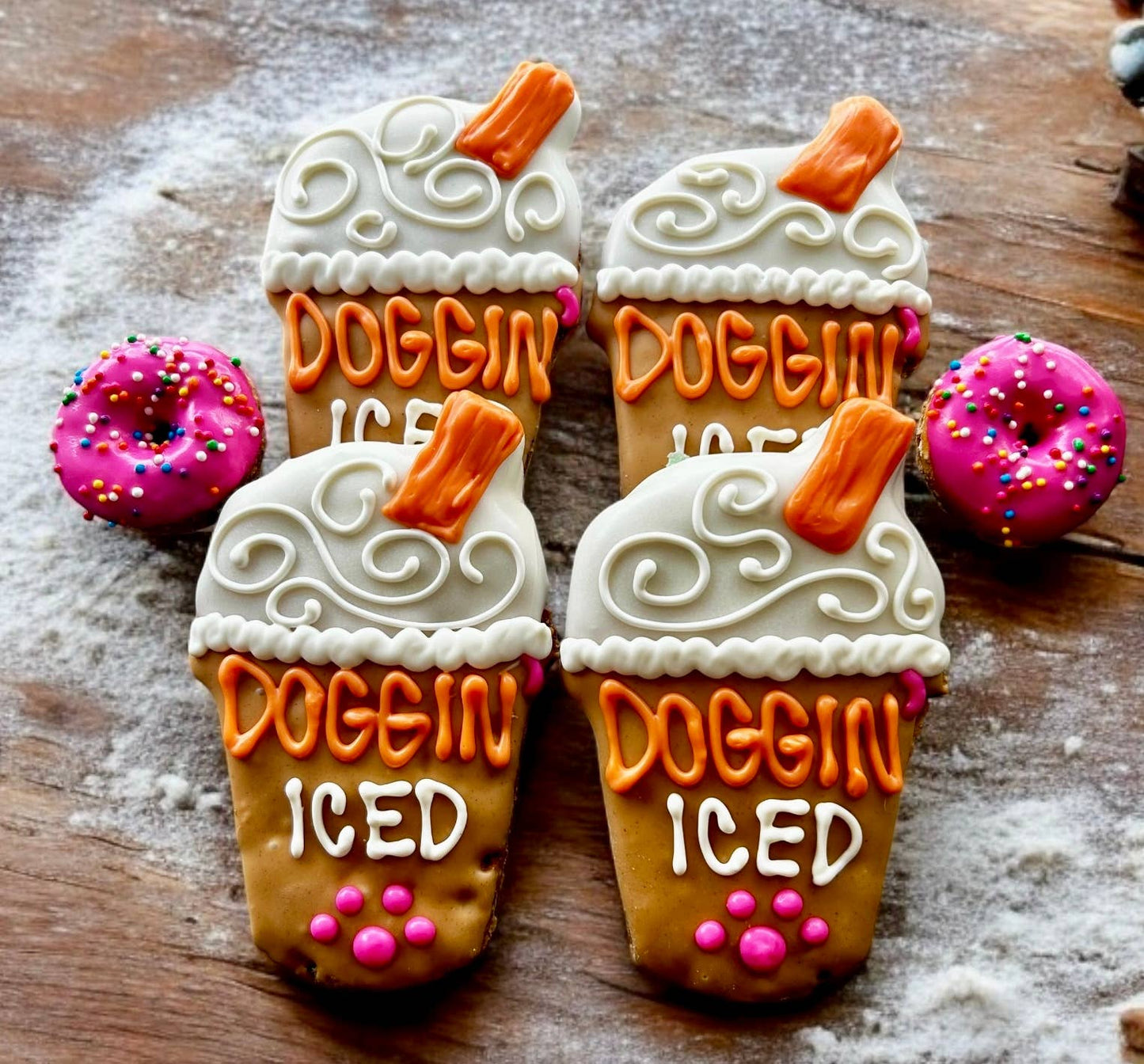 DOGGIN’ ICED coffee dog treats