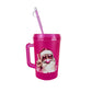 Santa Pink Bubble Mega Trucker Mug 34oz