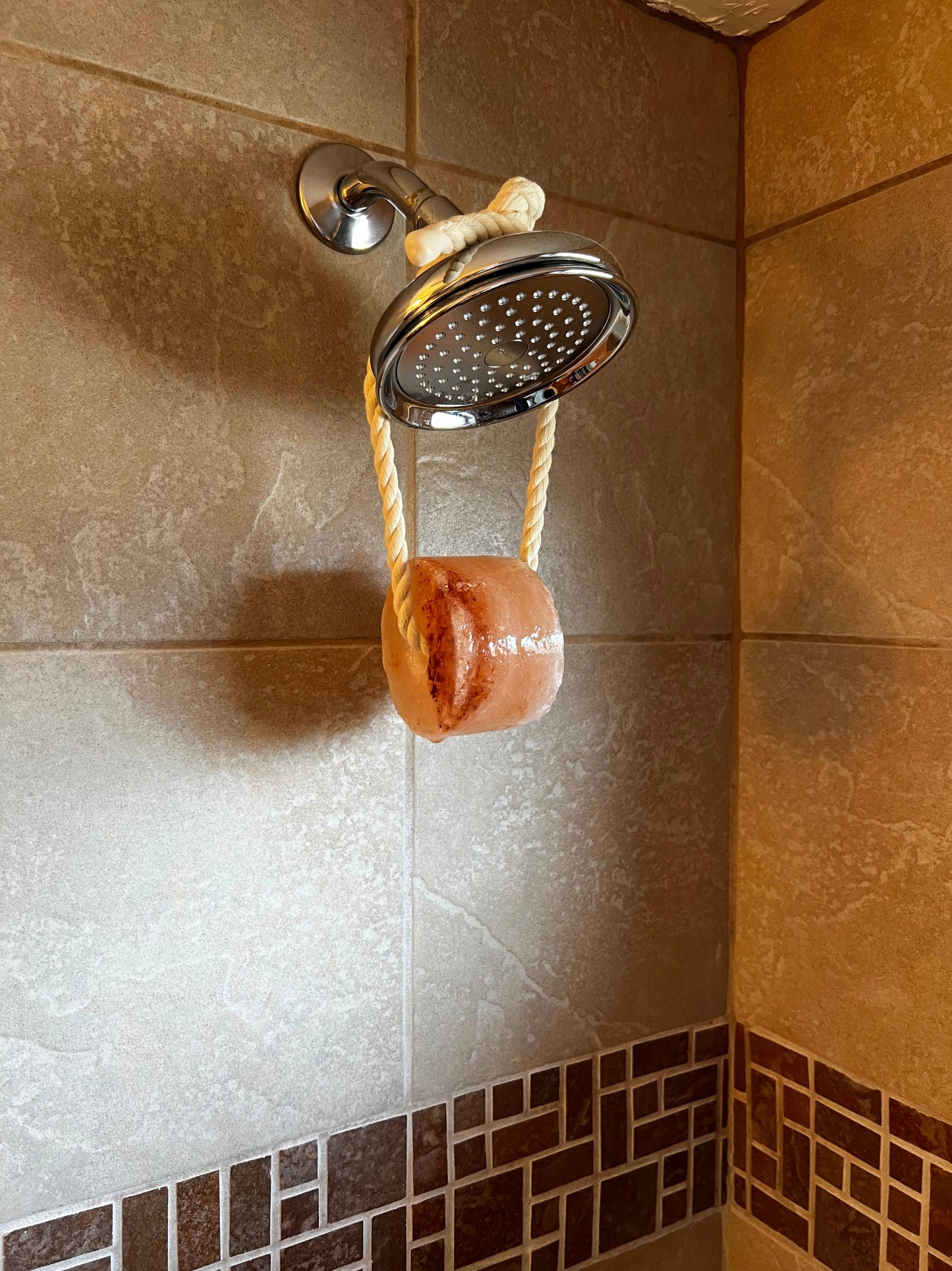 Smooth Pink Himalayan Salt Bath and Shower Rock