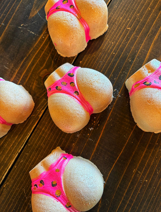Leopard Thong Booty Bath Bomb