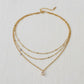 Multi-Layered Waterdrop Pendant Necklace