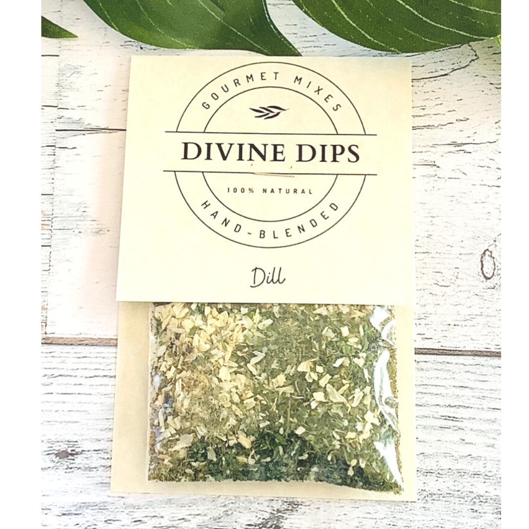 Dill Seasoning Dip Mix & Cheese ball Spices: Retail Ready