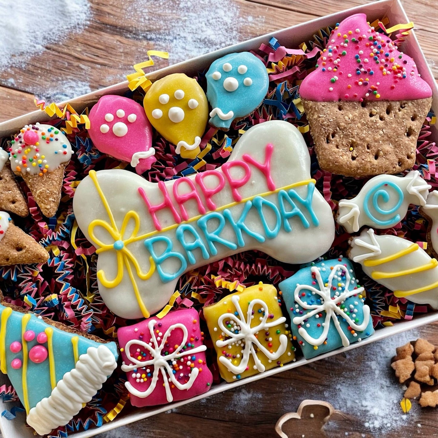GIFT BOX Happy BARKDAY Gift Dog Treat