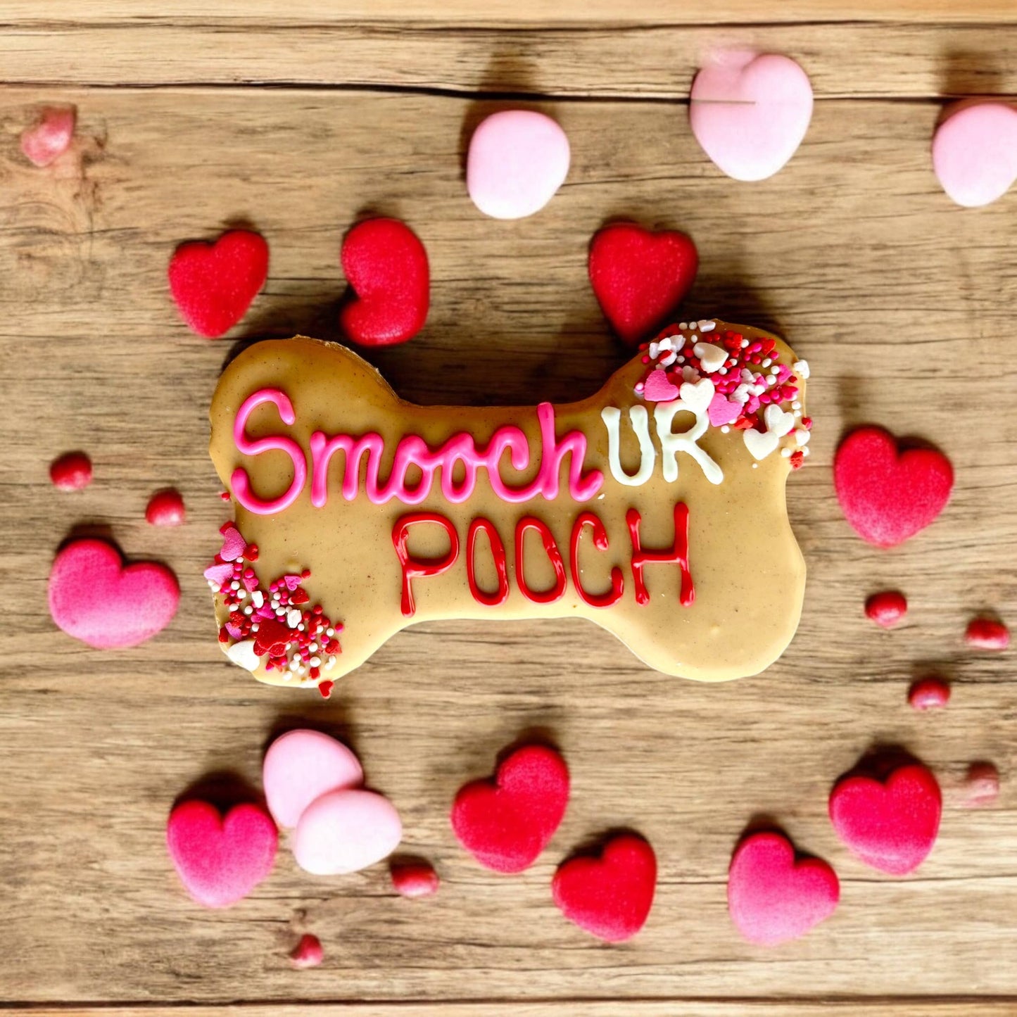 6 inch Smooch UR Pooch PB bone dog treats