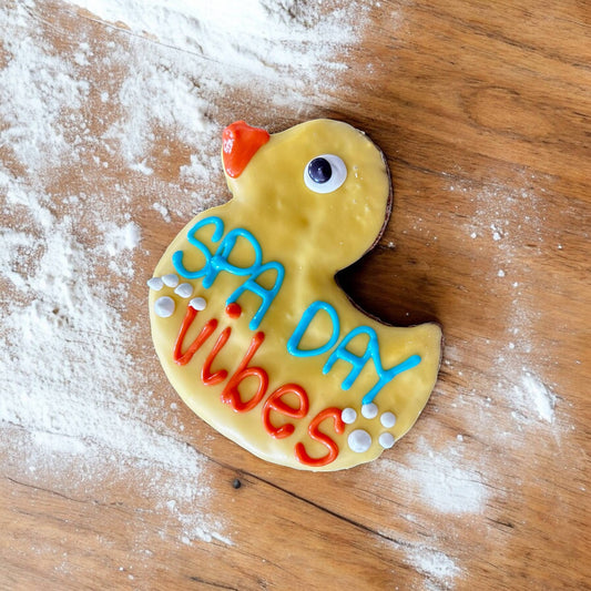 Spa Day Vibes Duckie dog treat