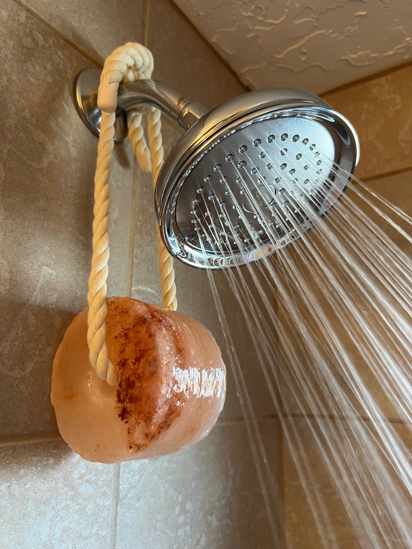 Smooth Pink Himalayan Salt Bath and Shower Rock