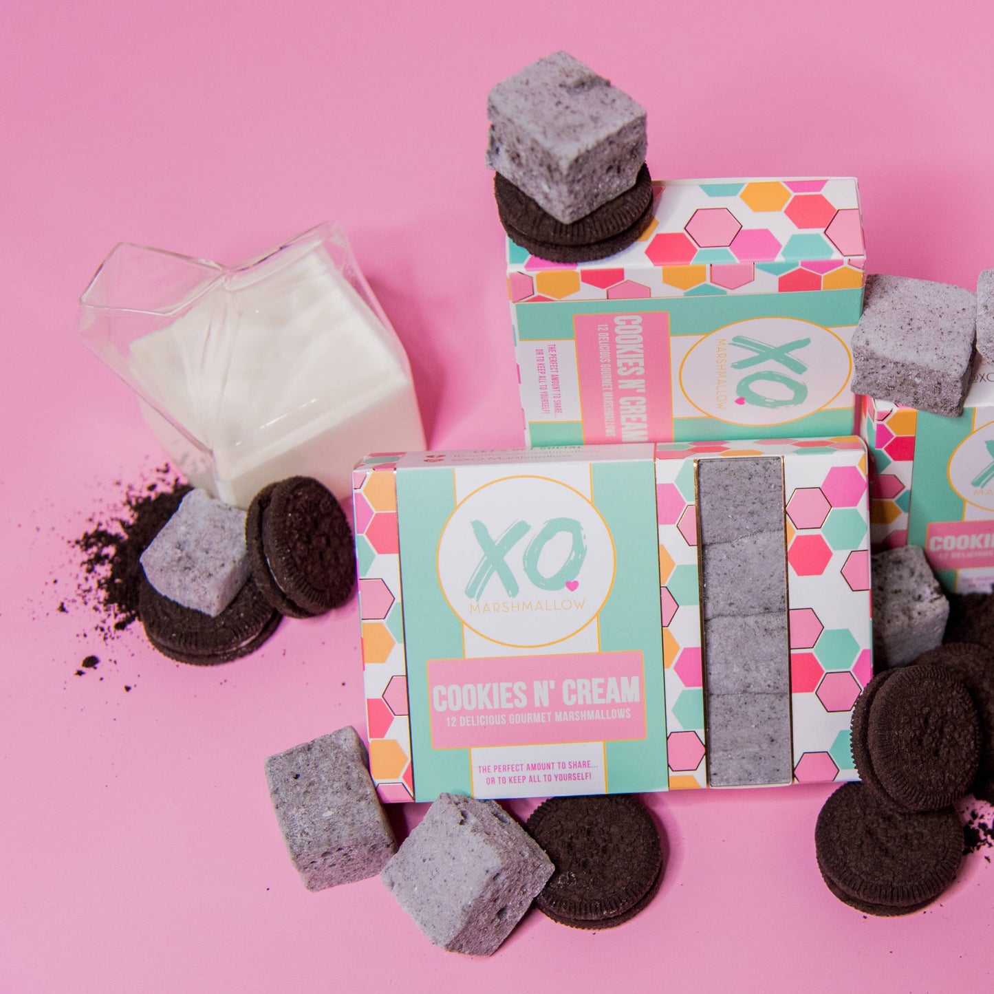 Cookies and Cream Marshmallows / Gluten Free /Nut & Dye Free