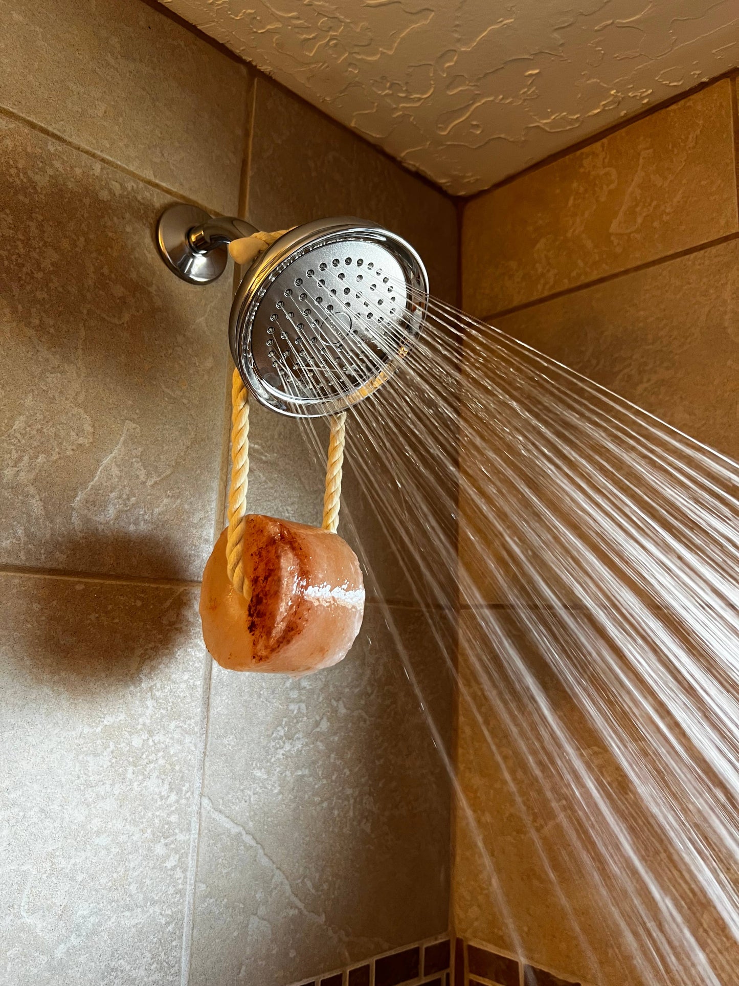 Smooth Pink Himalayan Salt Bath and Shower Rock