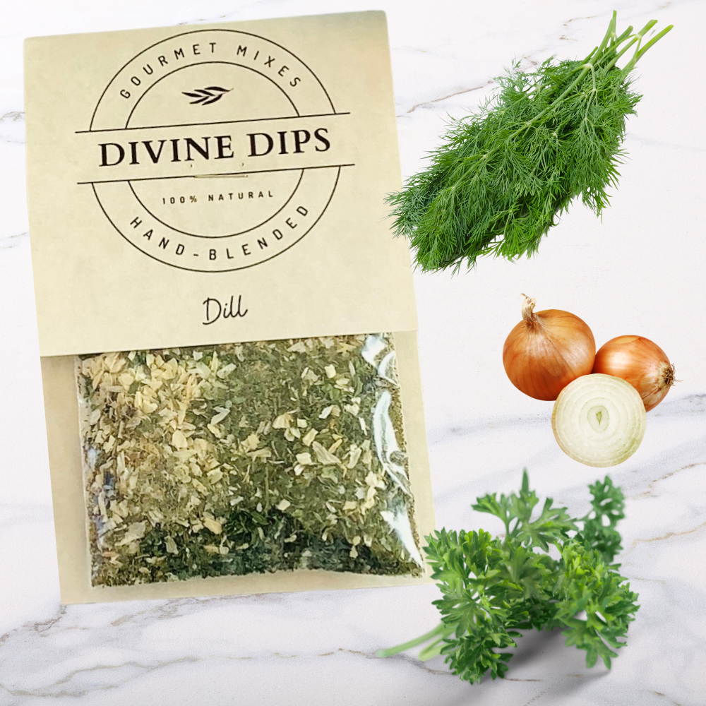 Dill Seasoning Dip Mix & Cheese ball Spices: Retail Ready